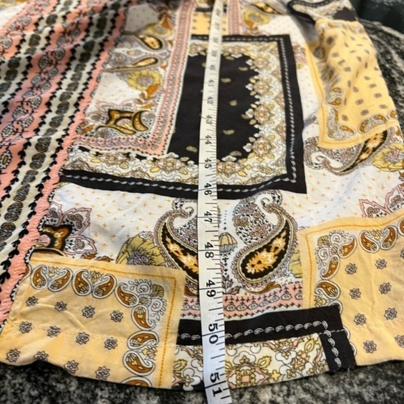 Matilda Jane Multi Pattern Patchwork Summer Empire Waist Maxi Dress with Pockets - Picture 12 of 15